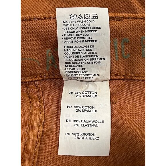 Tru Nation Mens Athletic Fit Stretch Jean Pants 52 x 30 Brown Denim 5-Pocket New - Picture 9 of 9